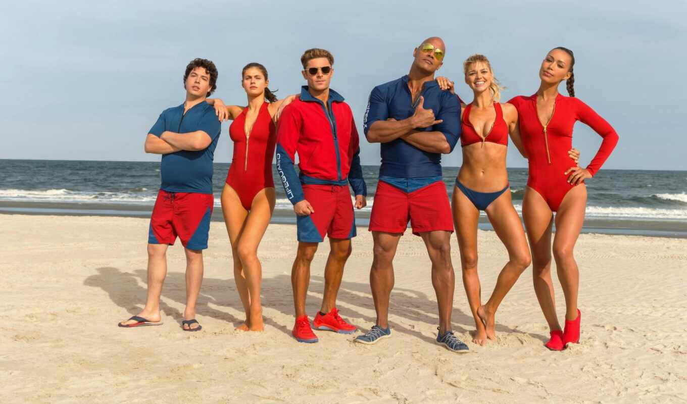 years, to be removed, dwayne, johnson, personnel, malibu, baywatch, actors, rescue, rescue