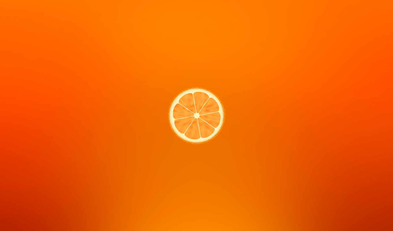 плод, минимализм, оранжевый, color, slice, цитрус