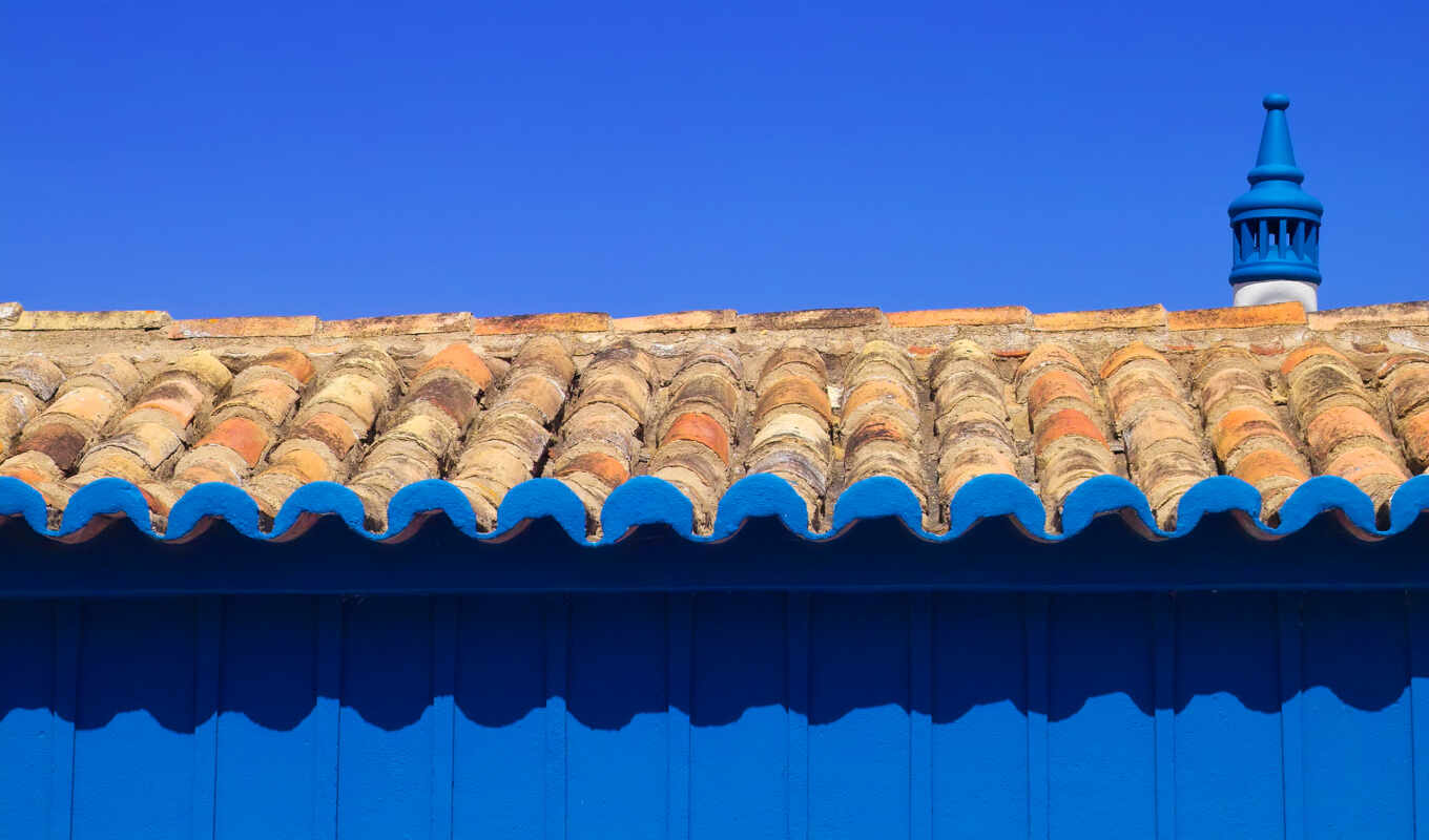 sky, roof, tile