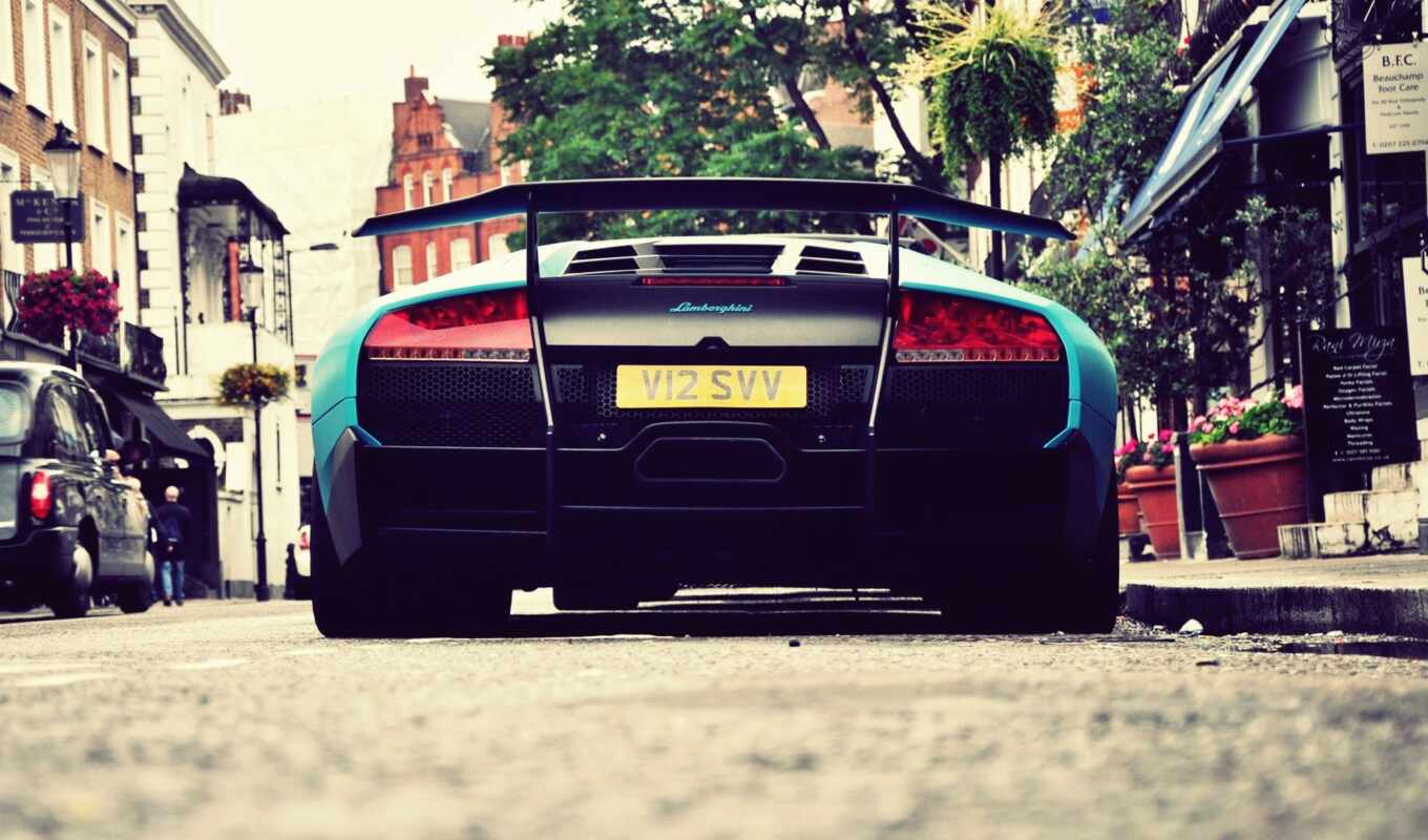background, forest, cars, lamborghini, yellow, streets, suitable