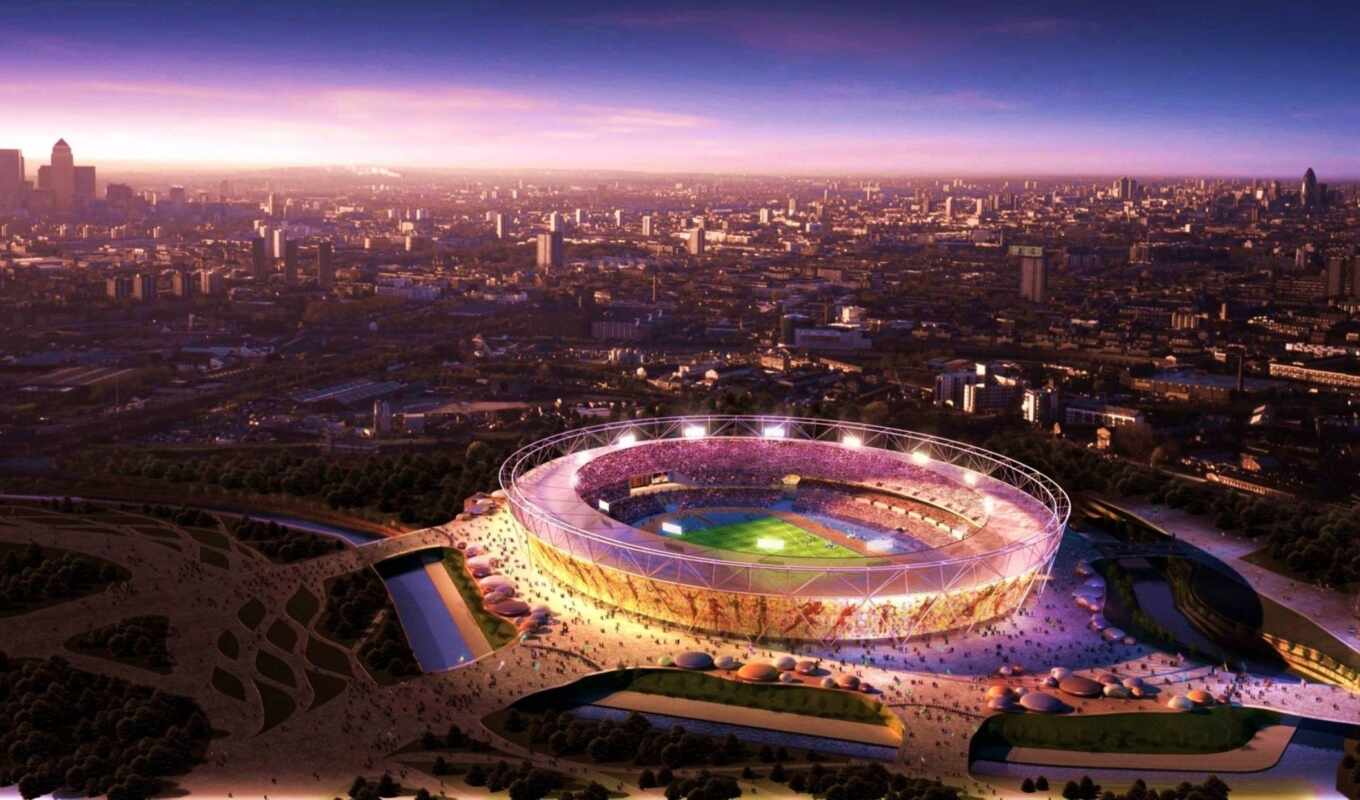game, футбол, world, much, london, олимпийский, стадион, спичка, opening, carrying