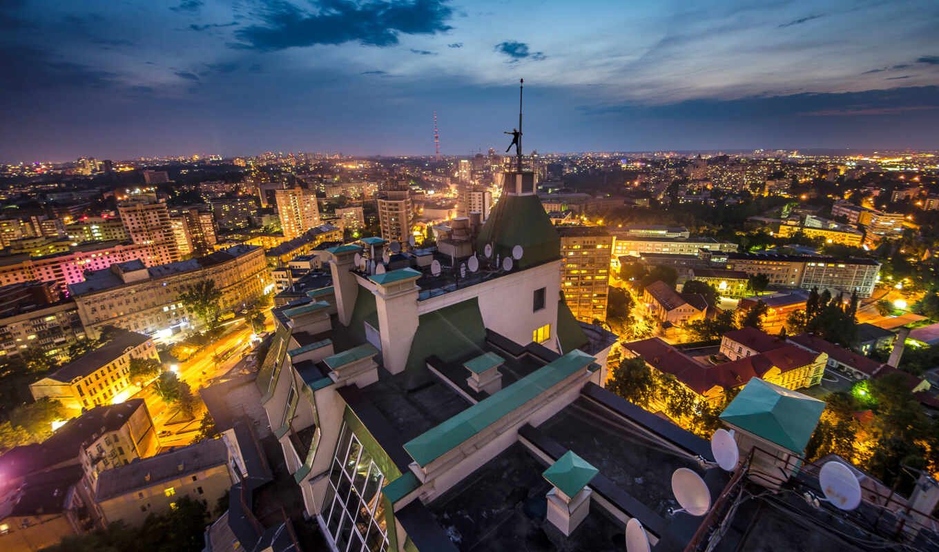 view, vector, city, night, skyline, ukraine, avatar, Kyiv, mariana