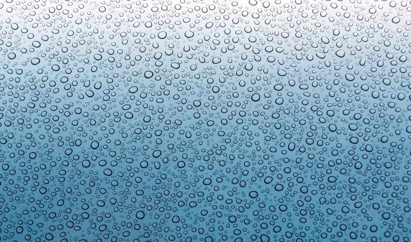 drop, blue, glass, drops, rain, water, waters, glass