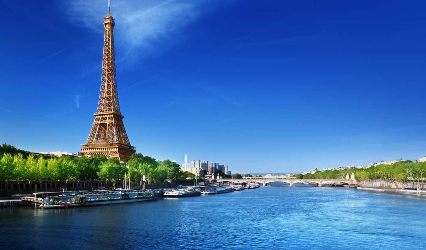 Bridge, Paris, beautiful, river, France, eifelevyi