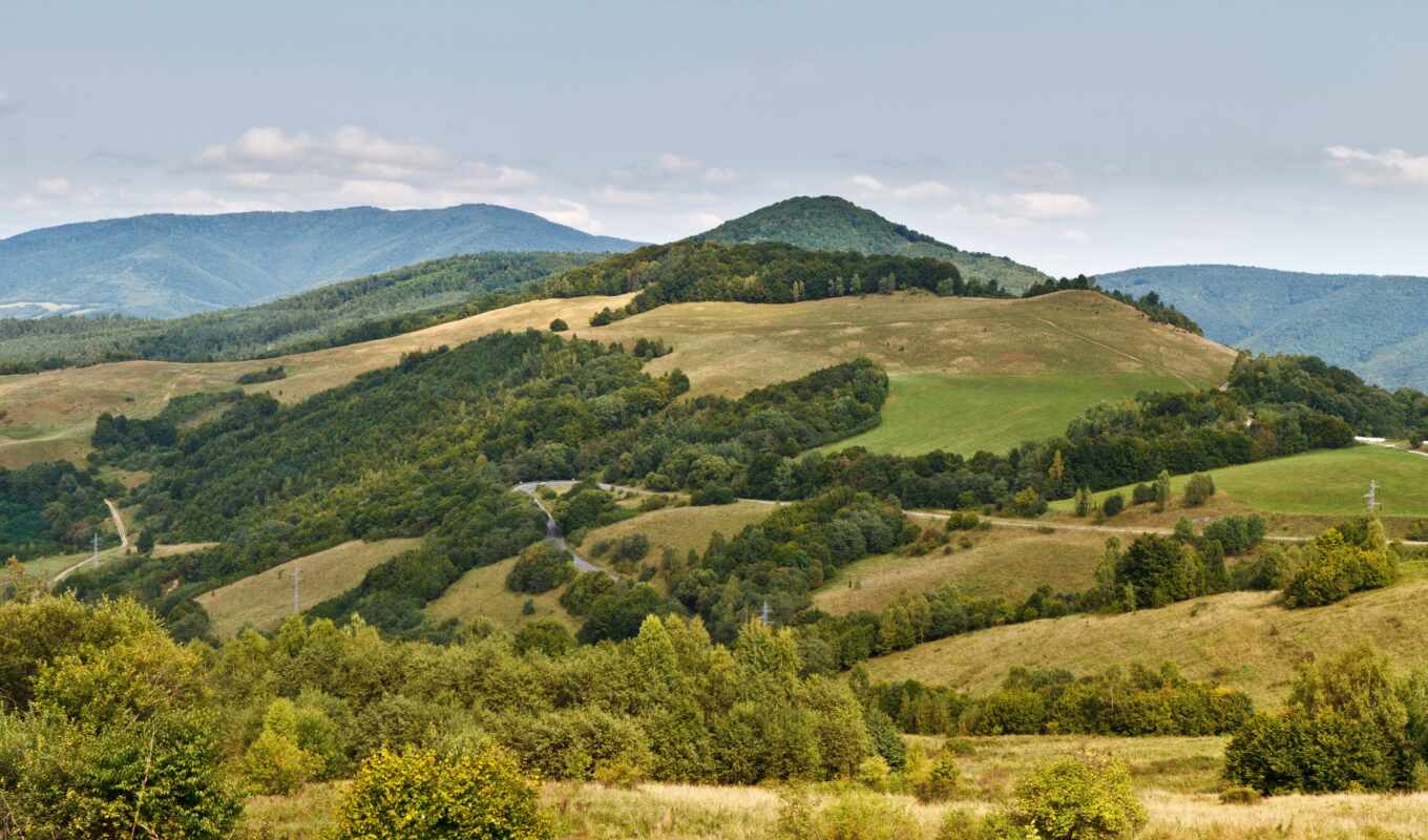трава, гора, slovakia