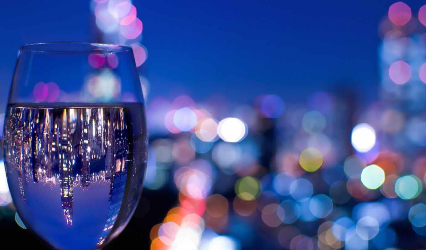 blue, wine, evening