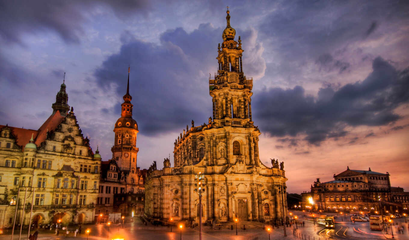 lights, photos, Dresden, dresden, night city