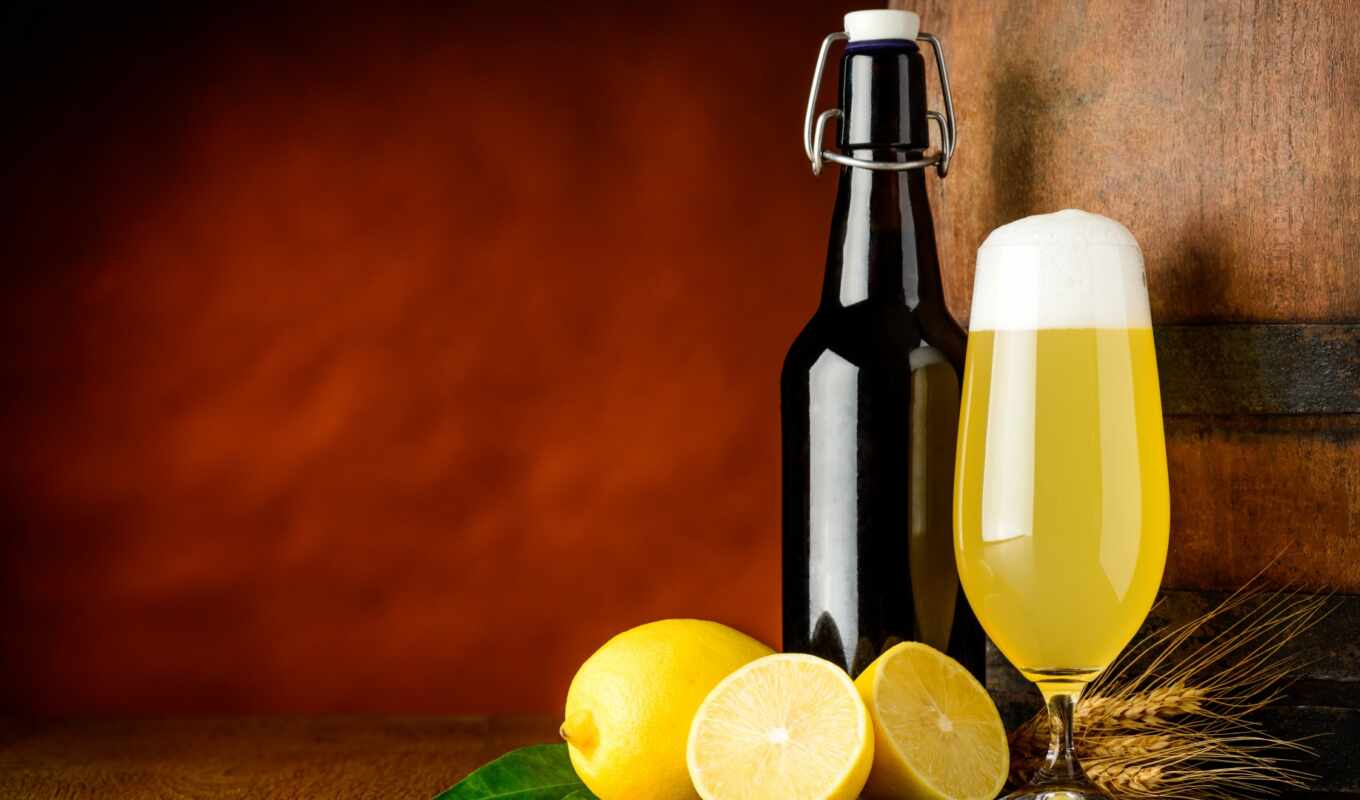 lemon, пиво