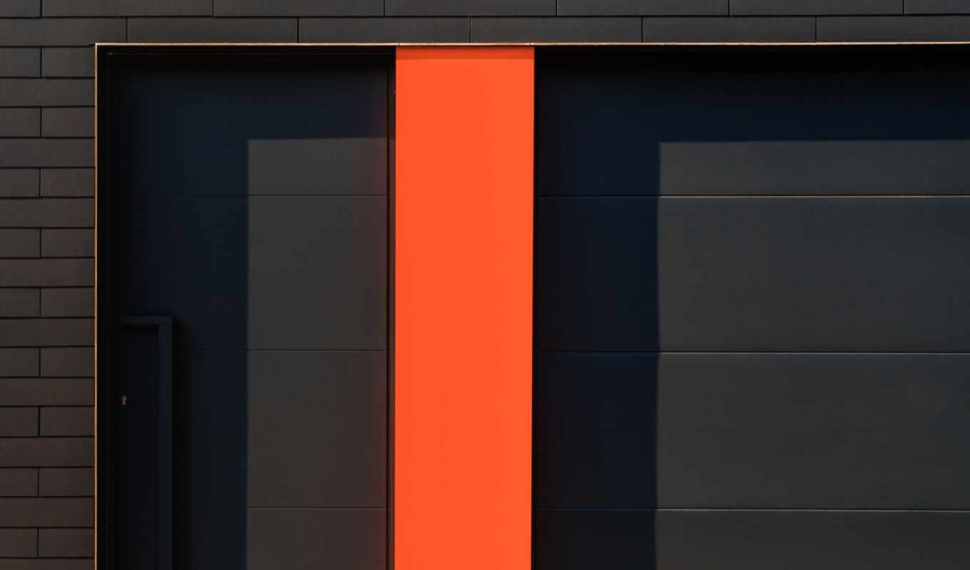 black, orange, build