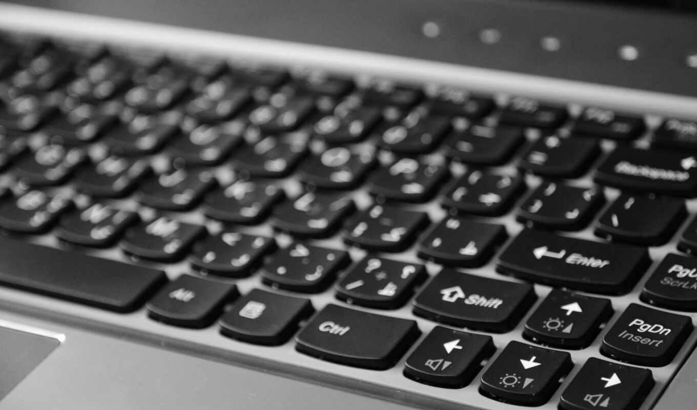 black, notebook, клавиатура, touchpad