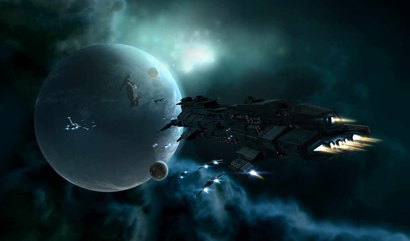 mobile, a computer, background, online, ship, space, pic, tablet, planet, explore