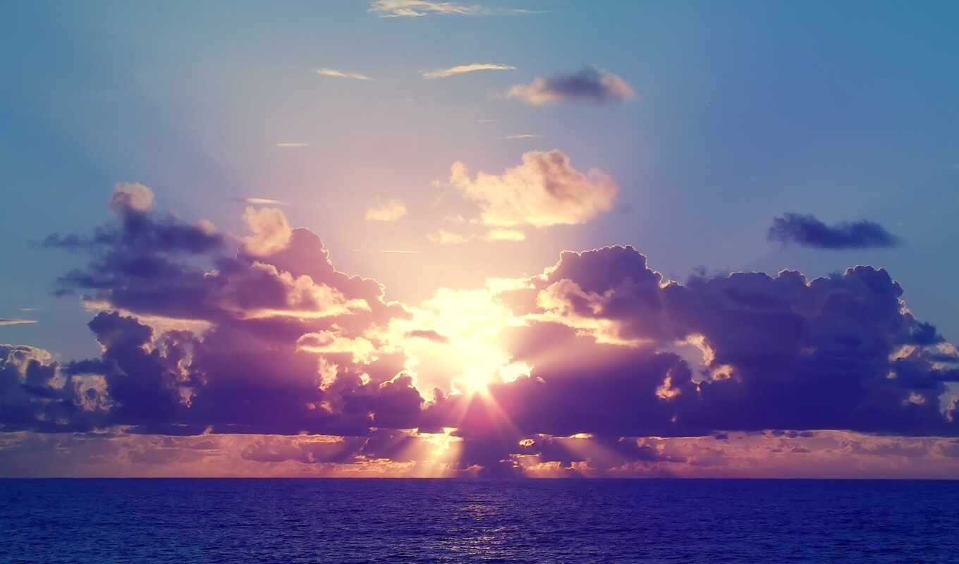 sky, sunset, water, sea, cloud, horizon, relevance, flarewallpaper