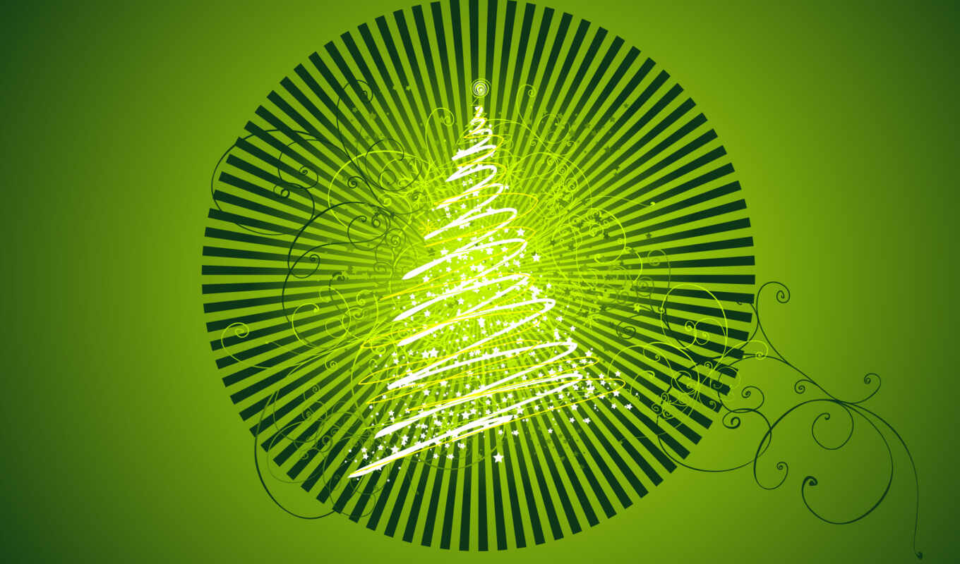 design, new, год, verde, новым, luz, árvore, natal, fundo, criativo