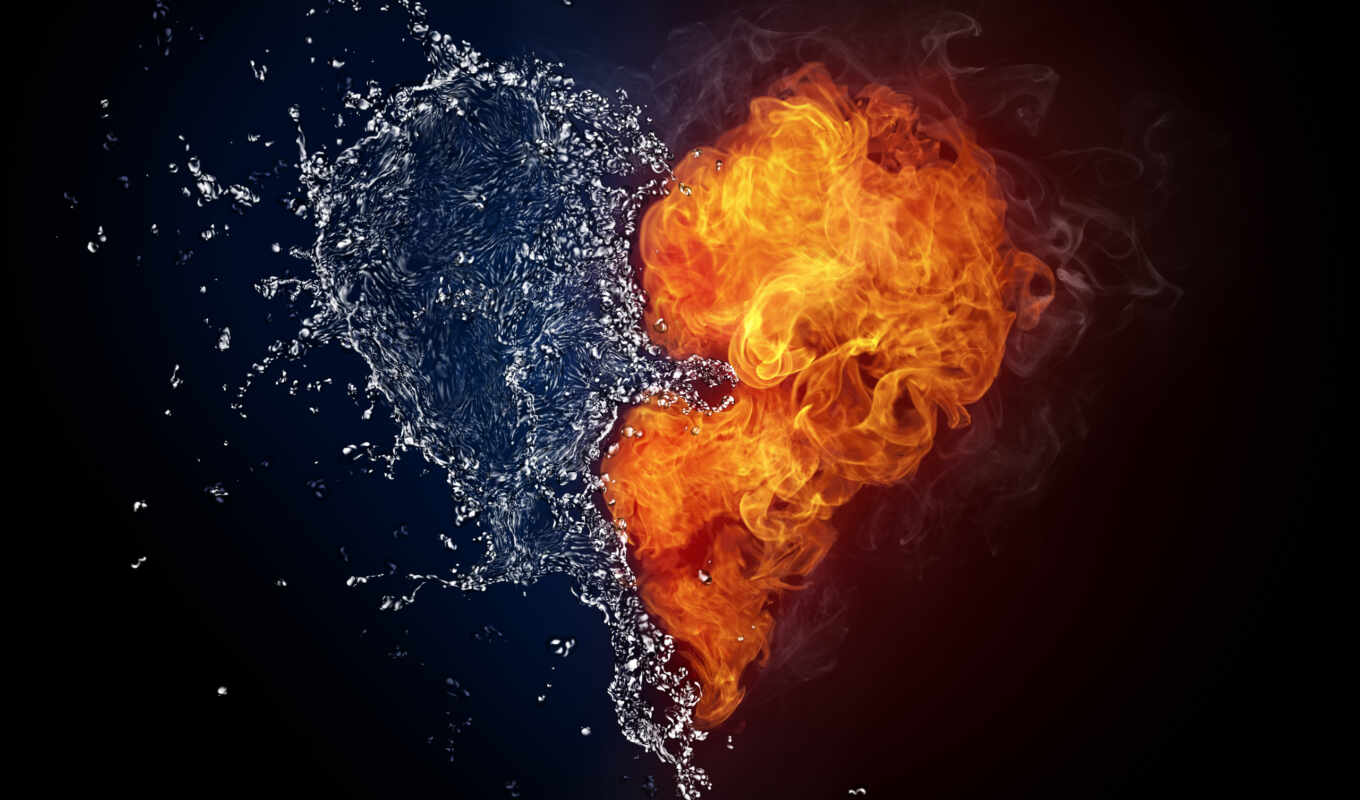 огонь, сердце, dark, ответить, free, назад, month, water, valentine, святая