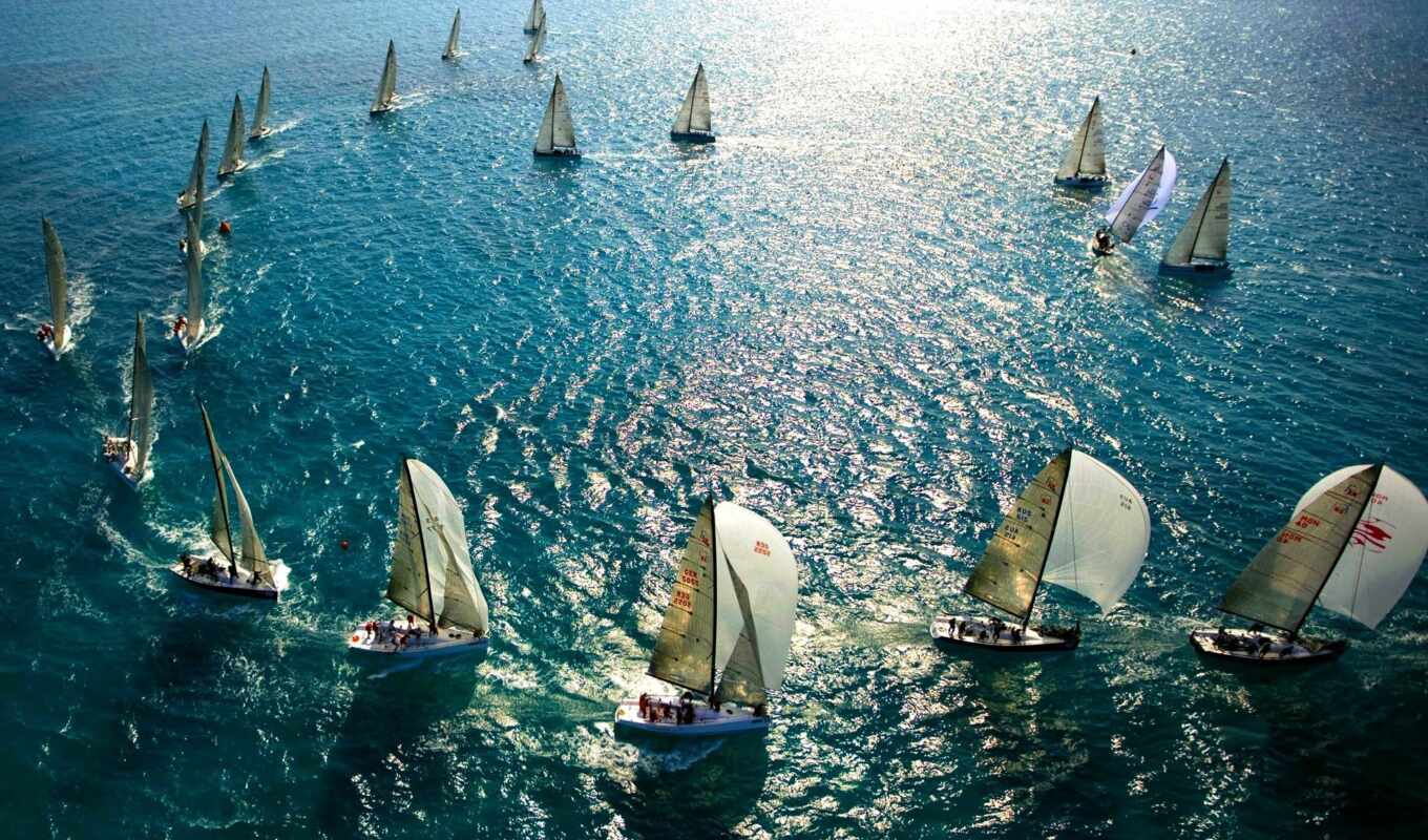 sea, yacht, sail