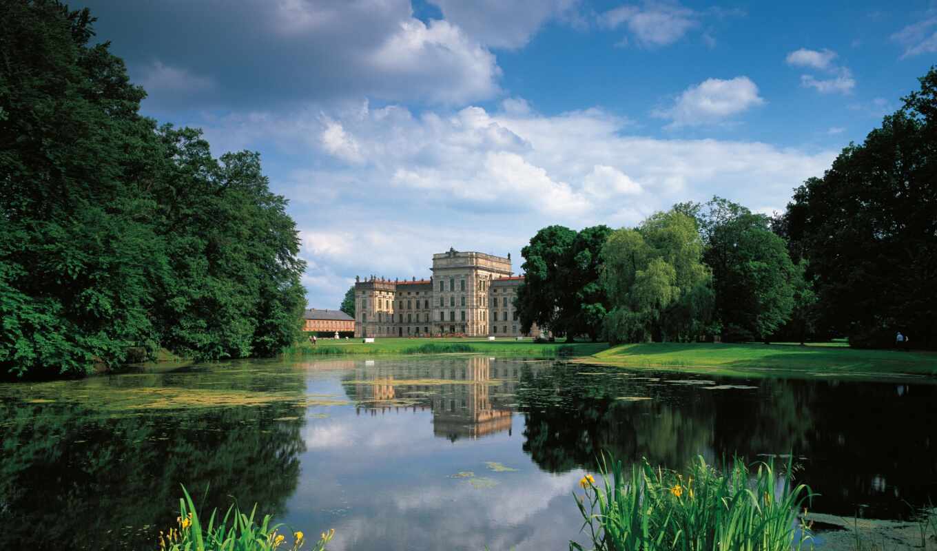 and, the, see, in Germany, castle, schwerin, mecklenburg, ludwigslust, West Pomerania