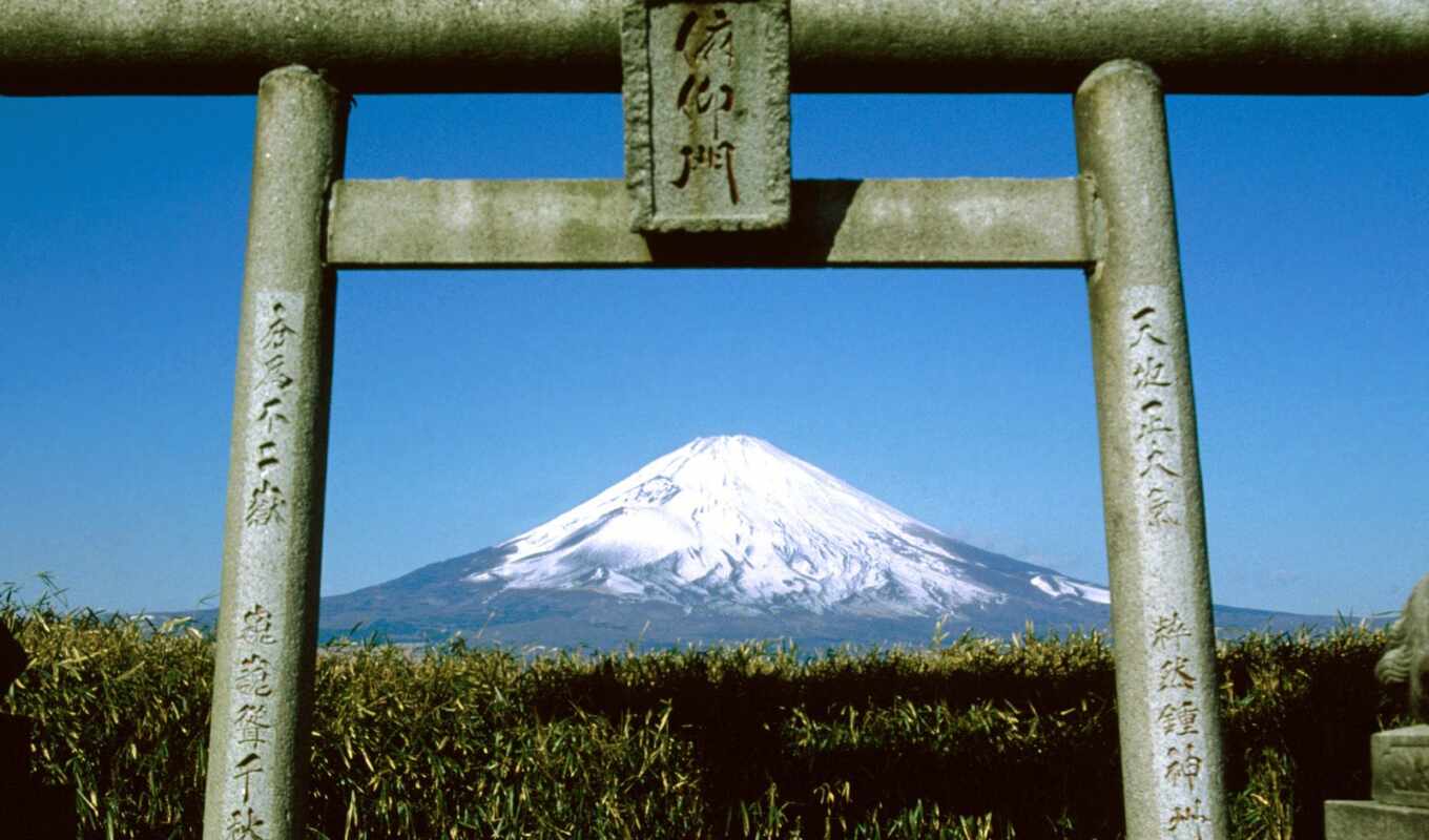 mountain, Japan, fuji, sacred