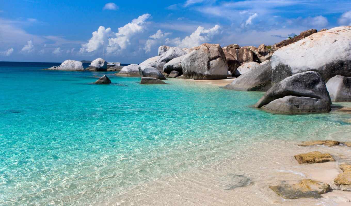 water, beach, sea, coast, sand, bay, blue, transparent, stones