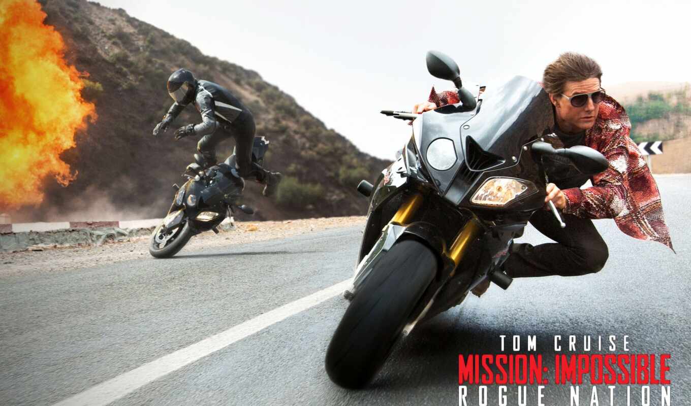 tom, bike, cruise, nation, impossible, rogue, миссия
