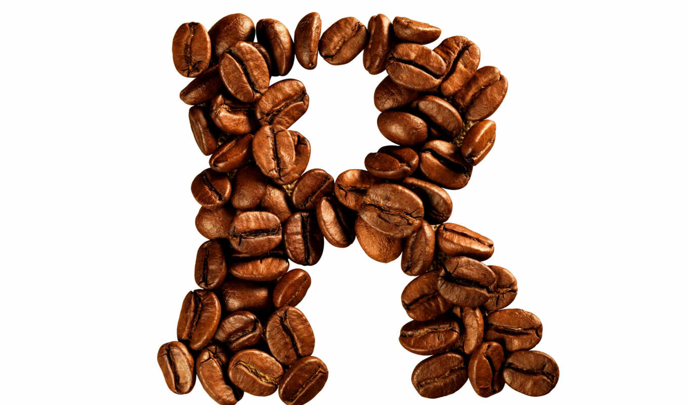 coffee, grains, alphabet, png, transparent