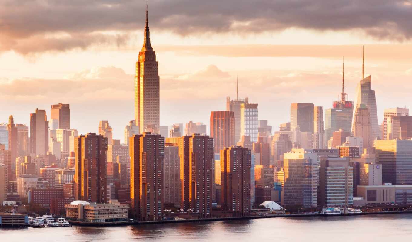 city, new, USA, york, the skyscraper