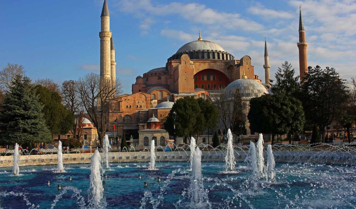 city, sophia, turkey, museum, mosque, Istanbul, hagia, sophia