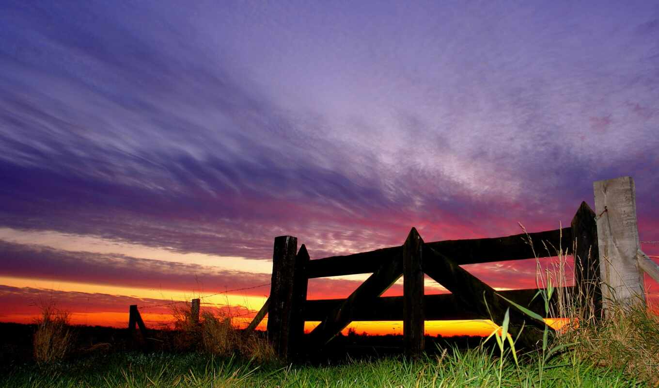 nature, evening, take, fence, release, defcon