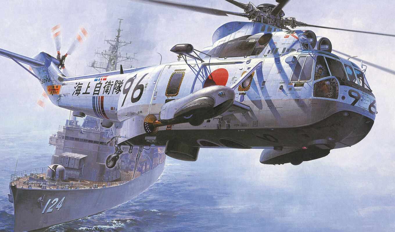 sea, king, military, helicopter, anti, sikorsky, rotor, hss, crusts, mak