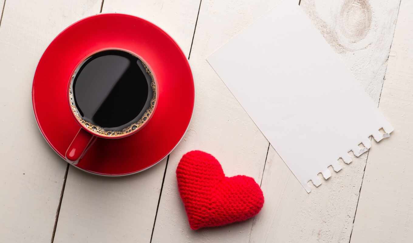 love, coffee, love, red, heart, cup, romantic, milk, coffee, a cup, heart