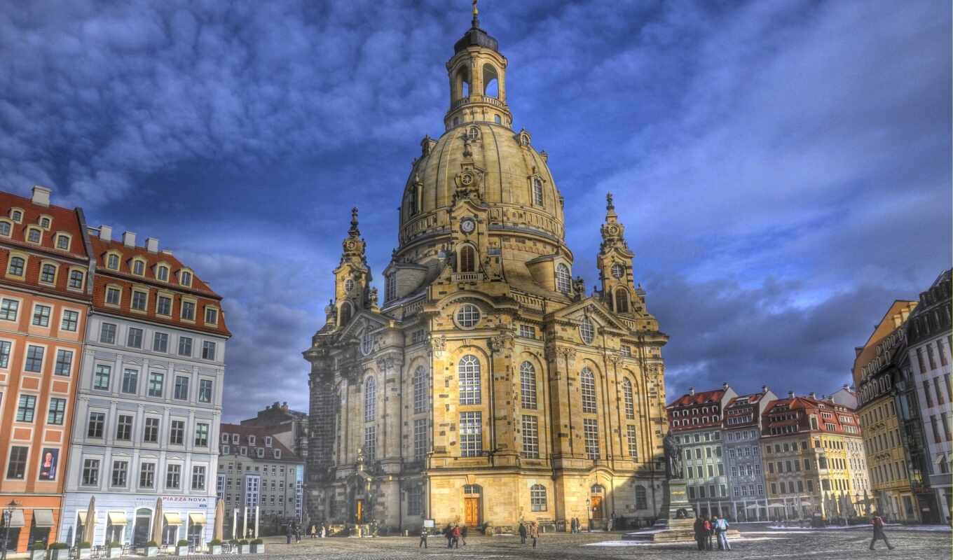 германия, является, городе, church, dresden, фрауэнкирхе, frauenkirche, лютеранскую
