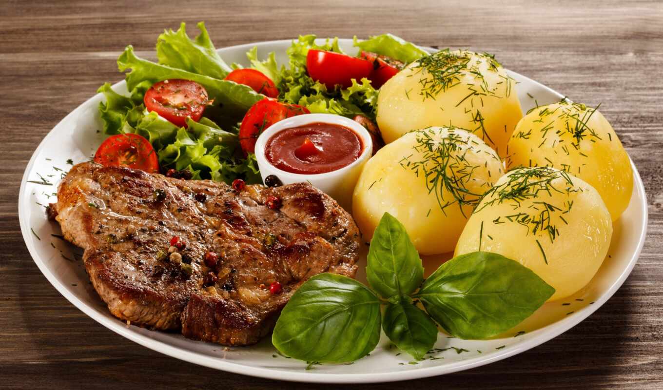 meal, picture, tablet, potato, produce, second, salads, products, meat meat, dishes