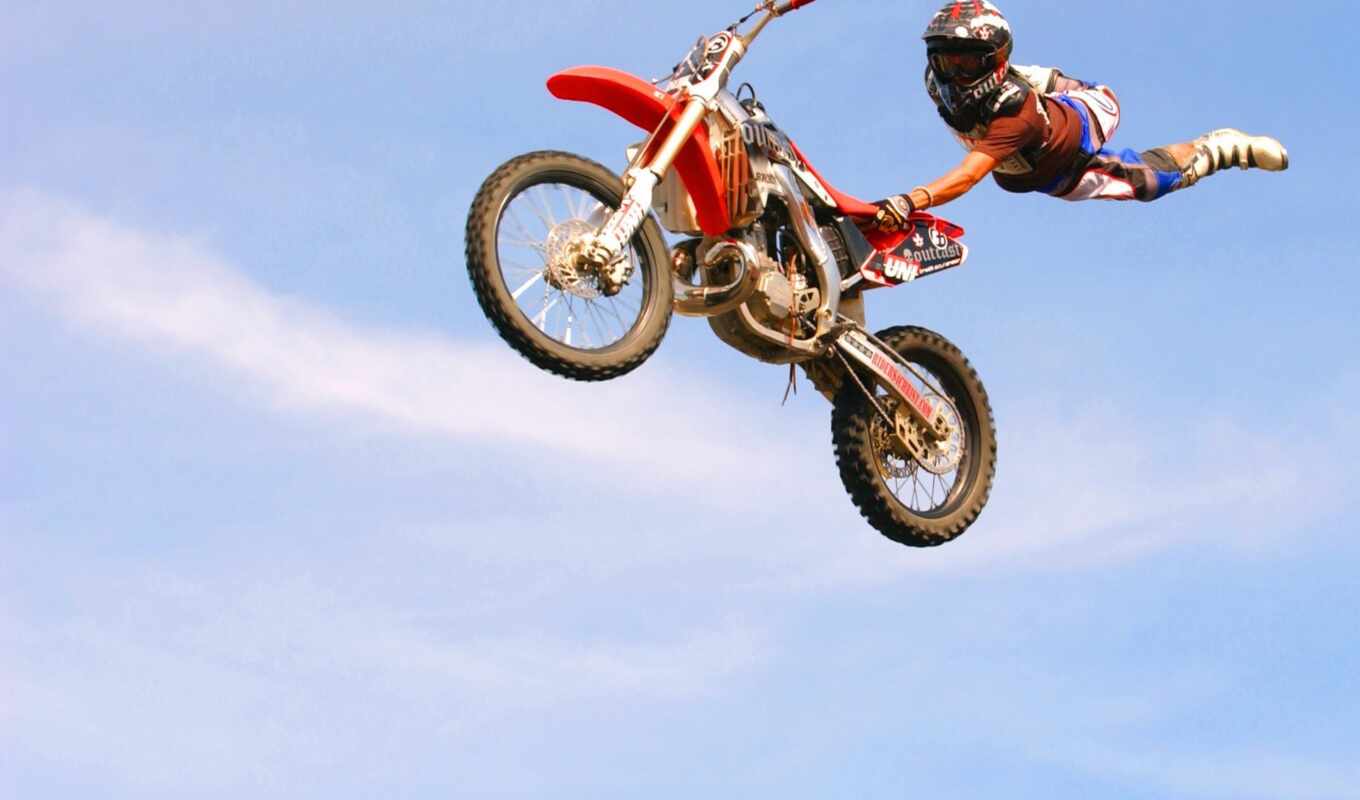 спорт, dirt, bike, мотокросс, trick, stunt