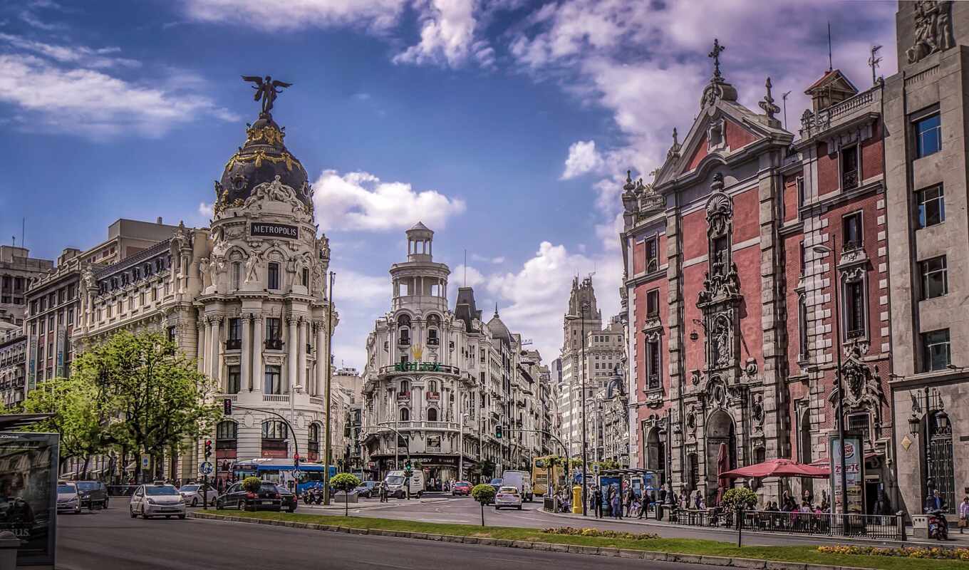 house, copyright, city, street, subject matter, build, madrid, Spain, discover, metropolis