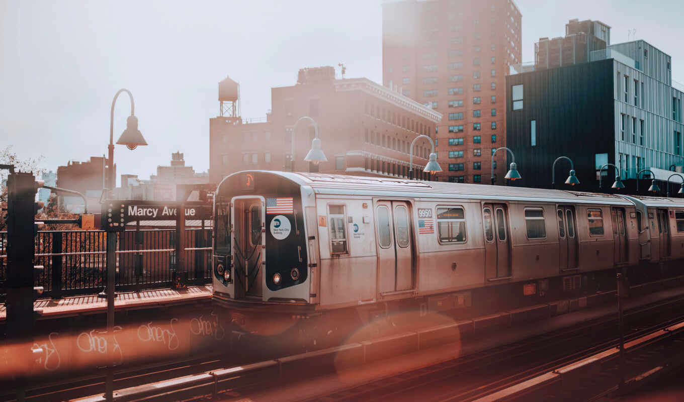 new, a train, york, subway