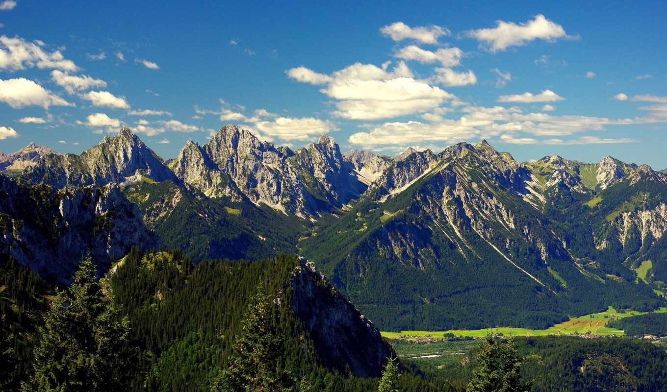 the, pinterest, pin, Bavaria, alpen, mountains, füssen