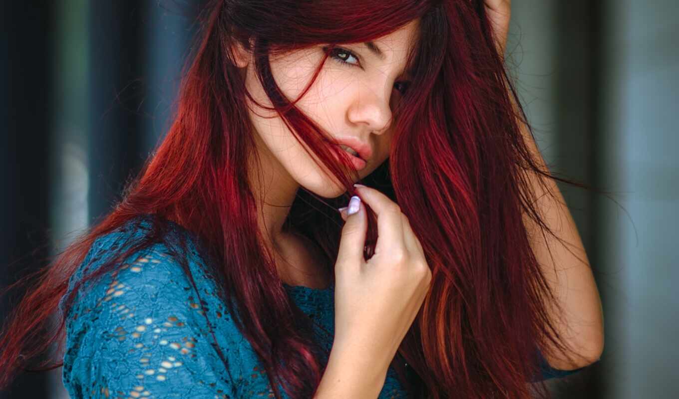 девушка, женщина, волосы, модель, красавица, long, archive, today, redhead