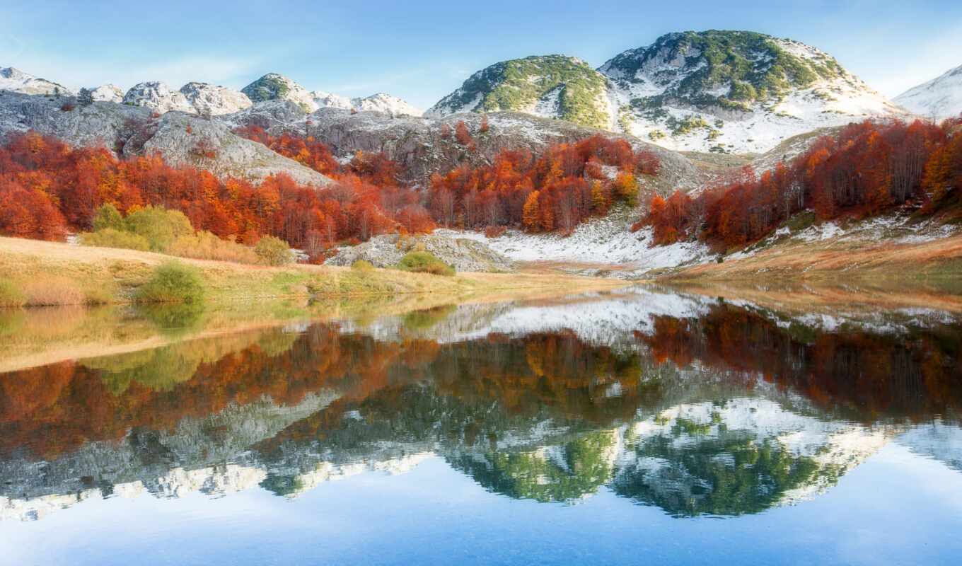 lake, nature, mountain, landscape, mouth, park, peak, national, herzegovina, bosnia, zelengora