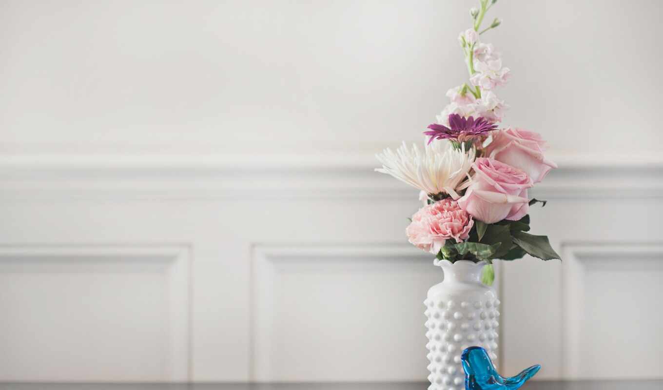 цветы, букет, ваза, cvety