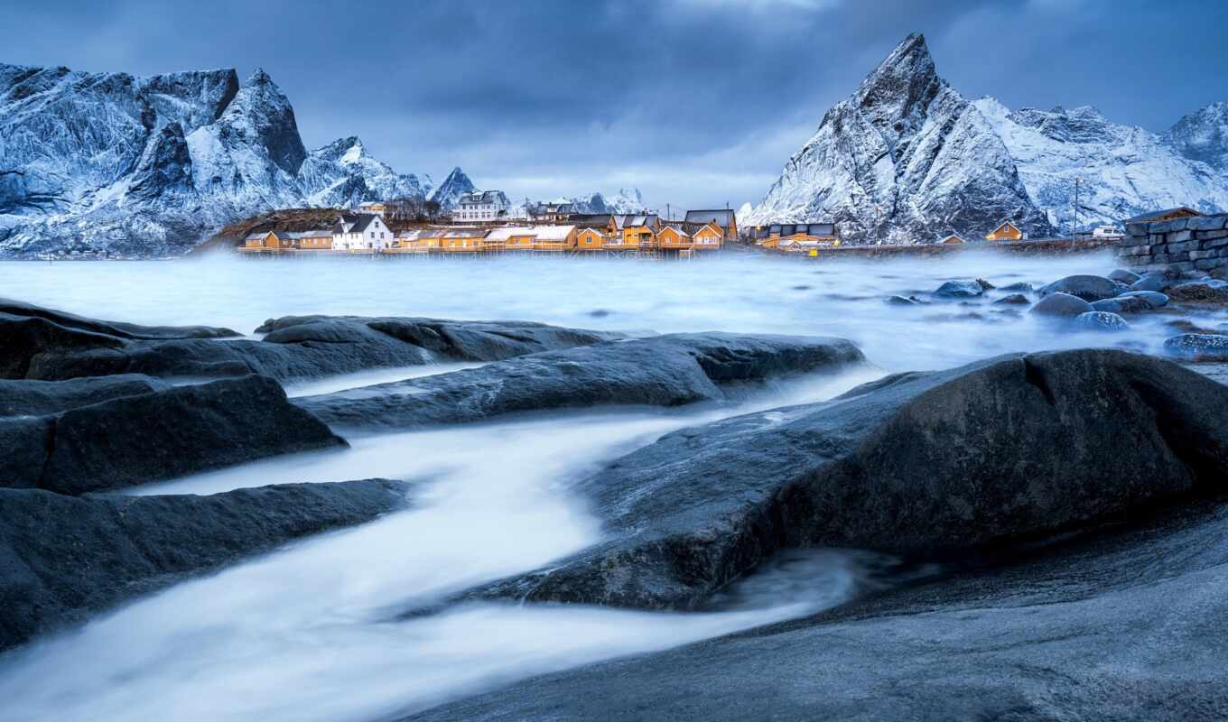 house, снег, winter, гора, season, гренландия, fjord, qish, faslus, fasl