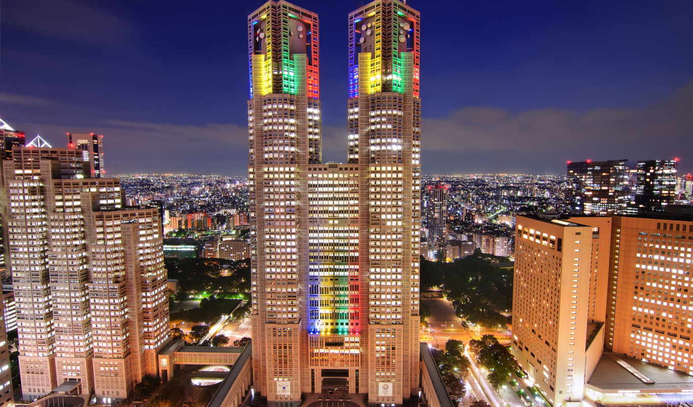 ночь, building, но, japanese, яndex, коллекции, tokio, столичное, правительственн, токийское