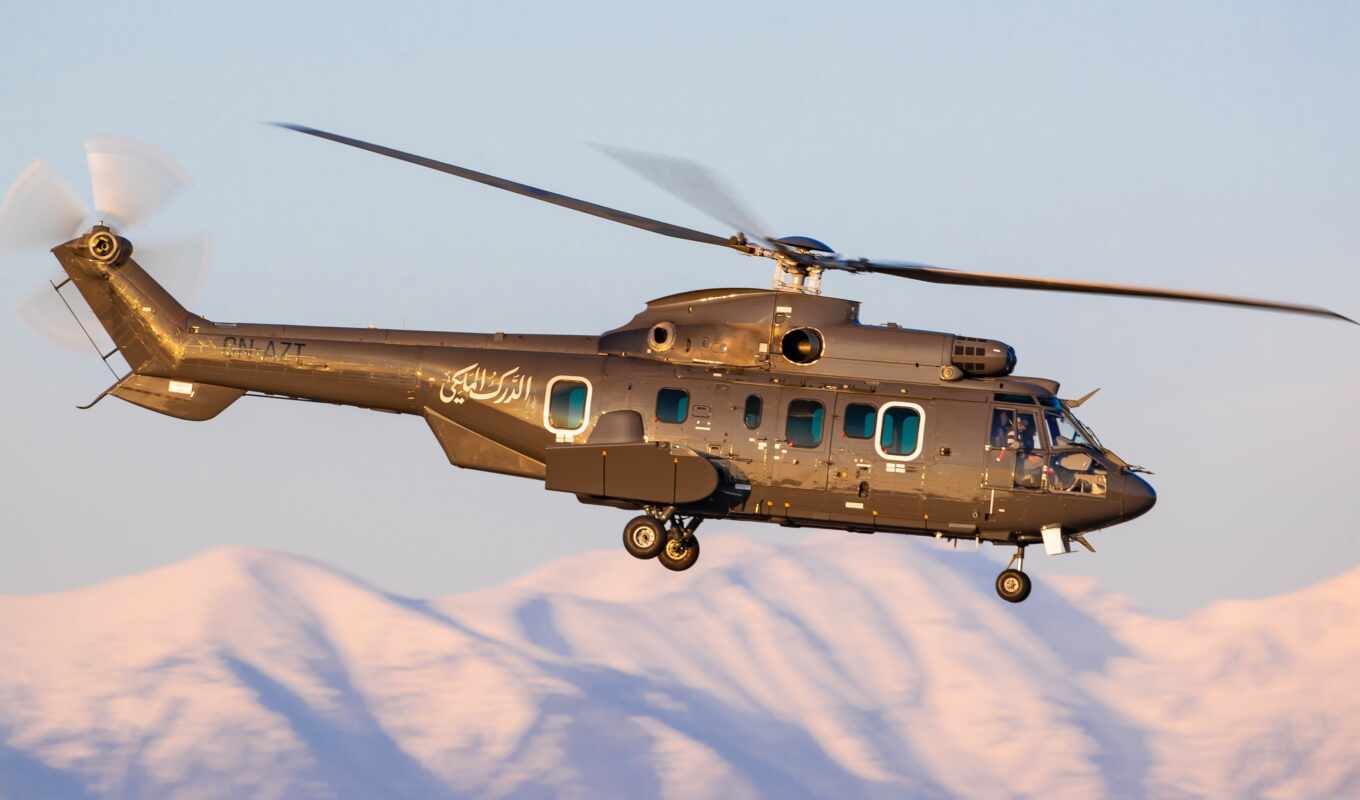 eurocopter, super, usage, helicopter, airbus, vip, puma, editorial, maribor, zelo
