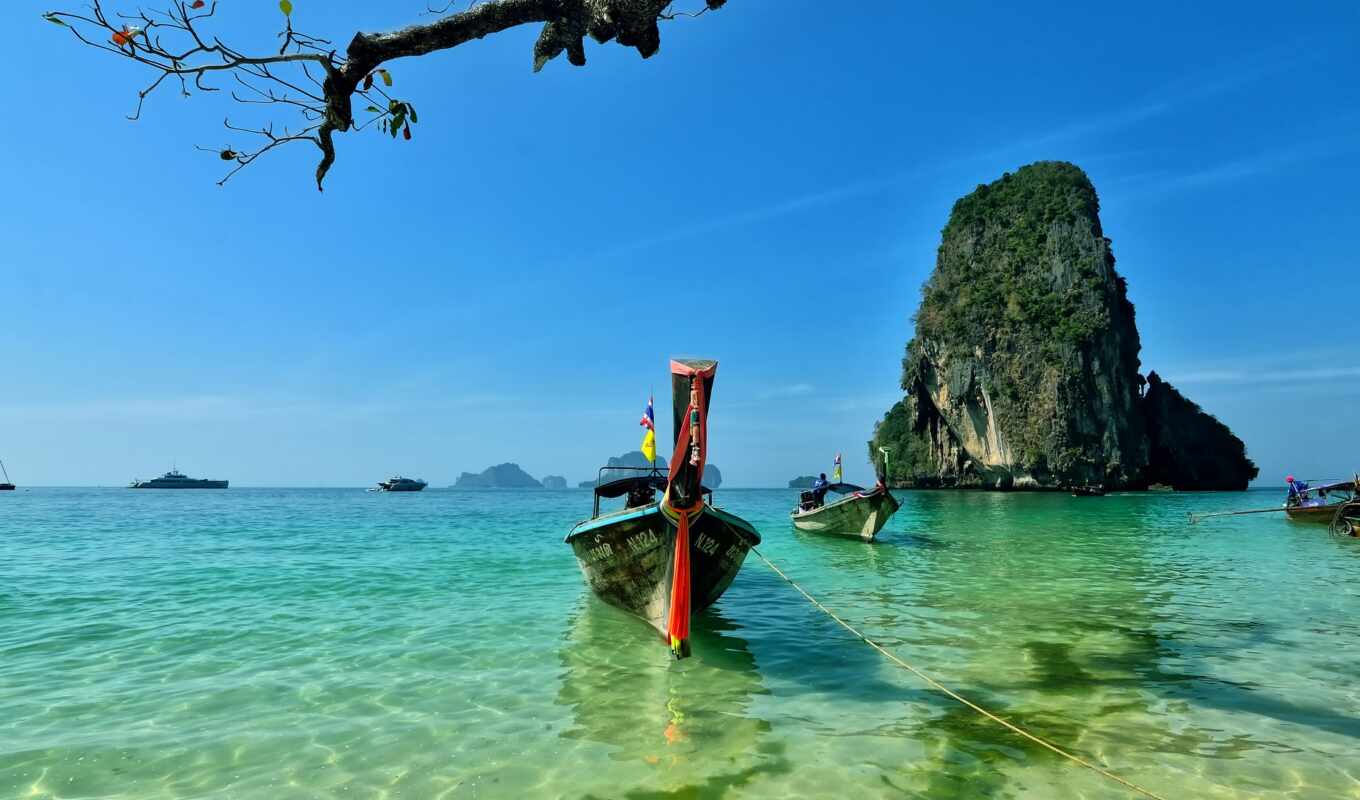 summer, пляж, море, таиланд, нанг, railay, phra