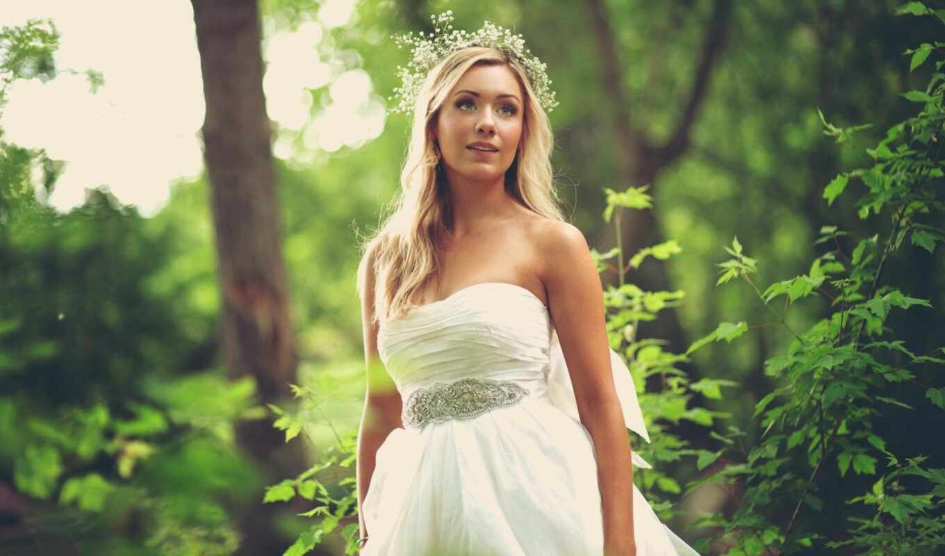 white, blonde, платье, blondinka, табличка, невеста, leaf, devushka, платье, невеста, wed