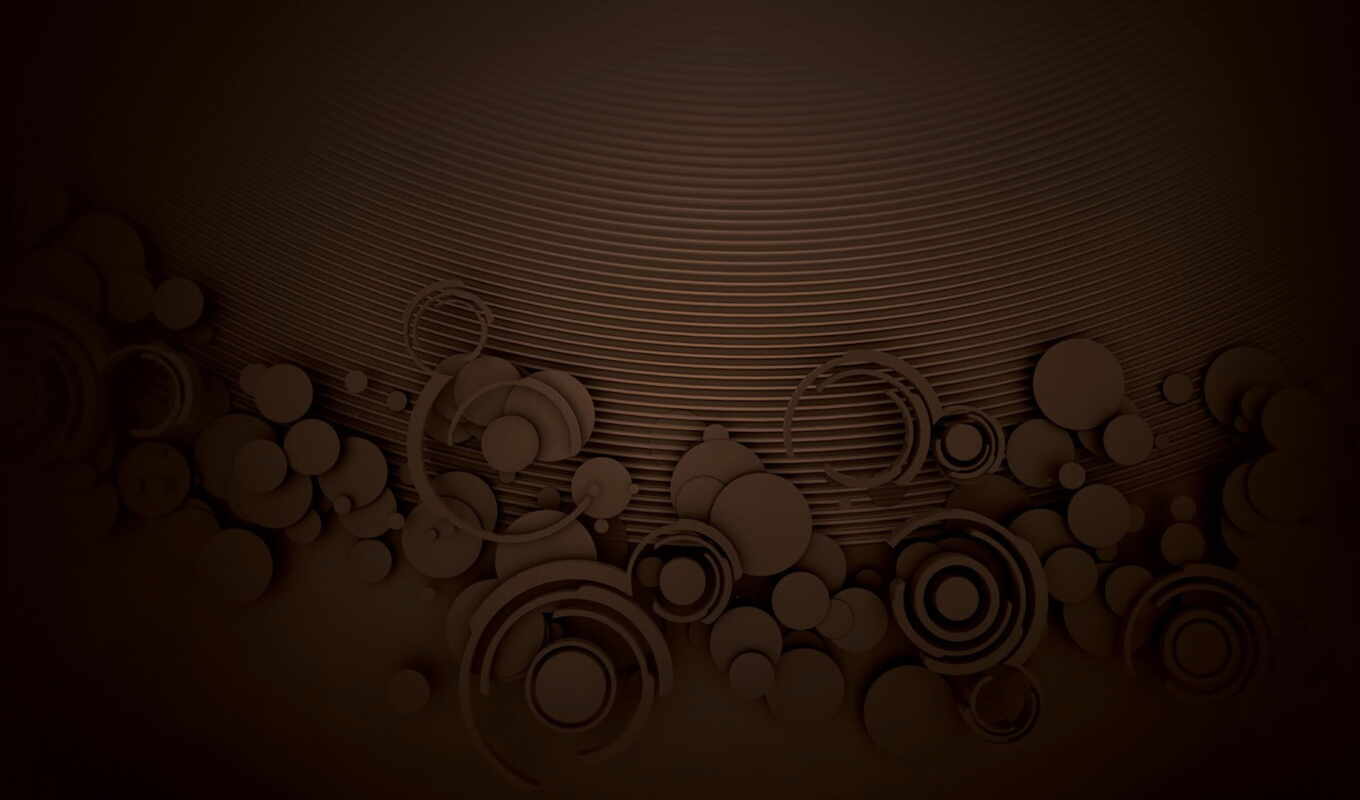background, abstract, circle, pattern, top, chocolate, brown, my