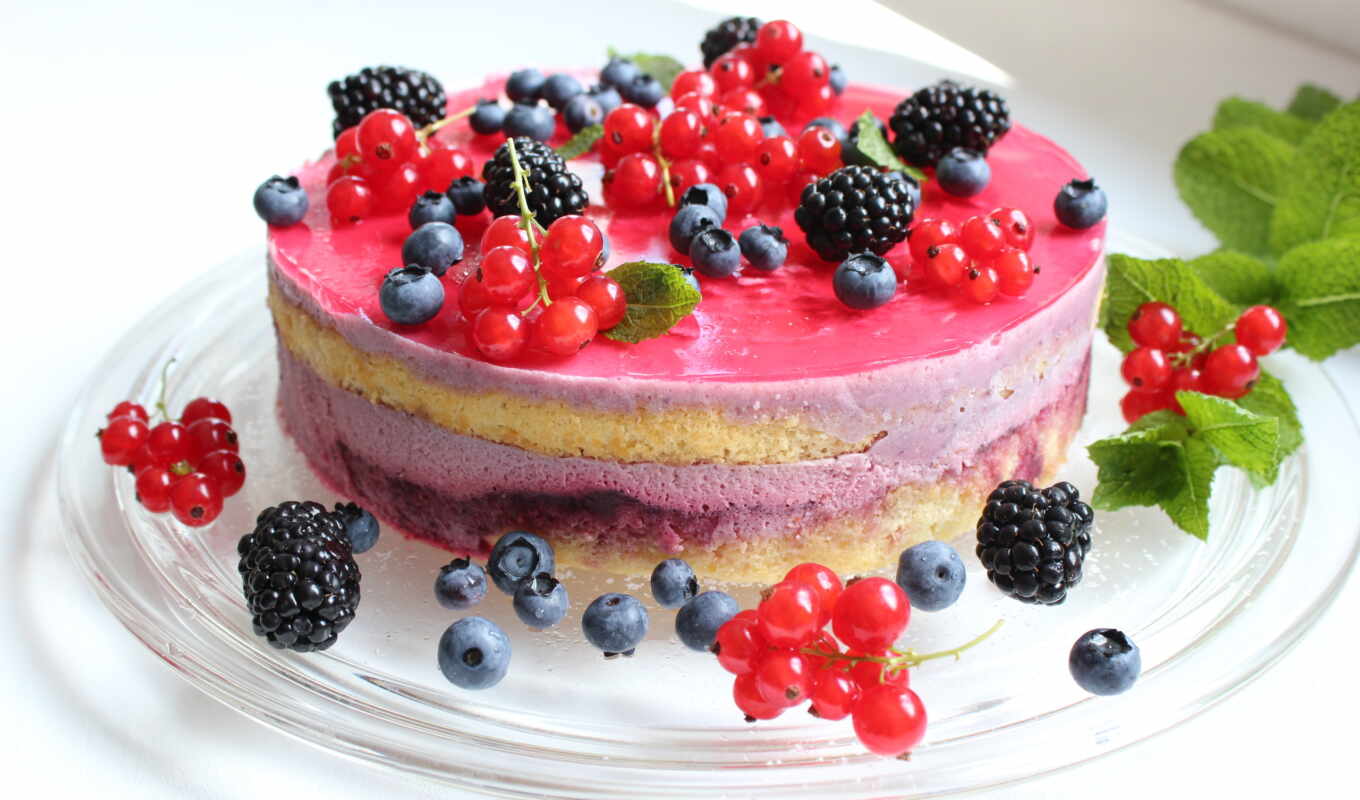 collection, cake, berry, recipe