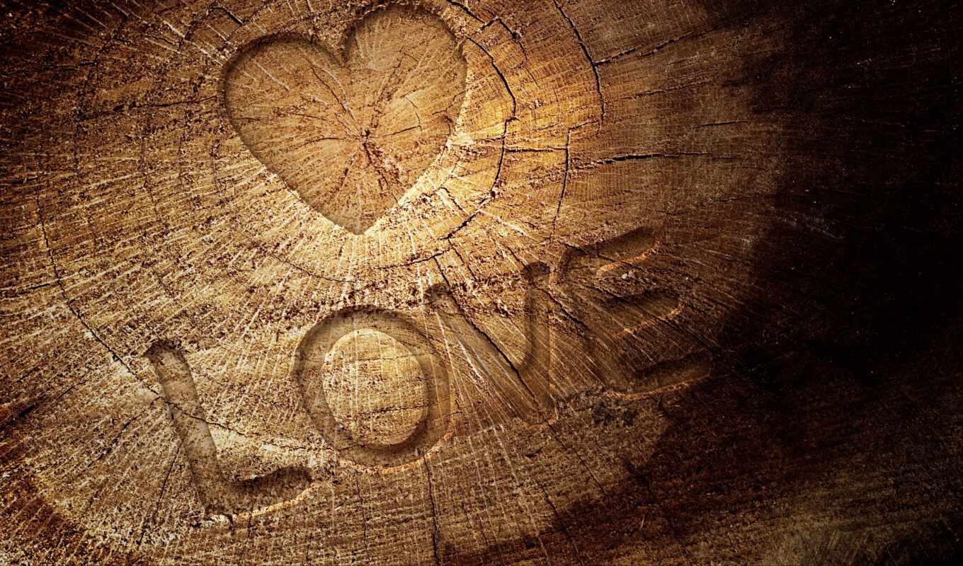 love, дерево, сердце, дар, romantic, свадебный, wooden, give, идея
