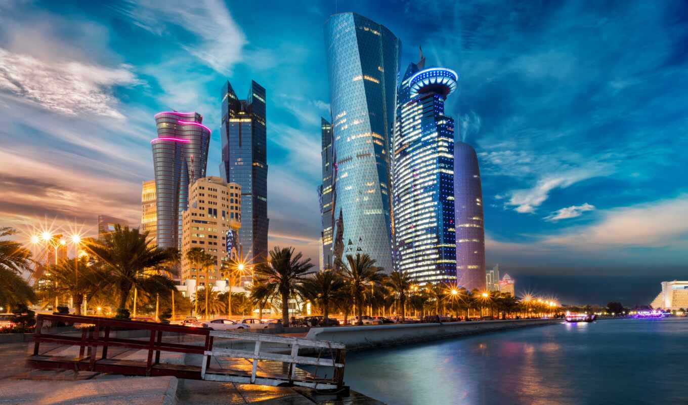 city, palm, tourist, journey, rook, tomorrow, voucher, qatar, Doha, uae