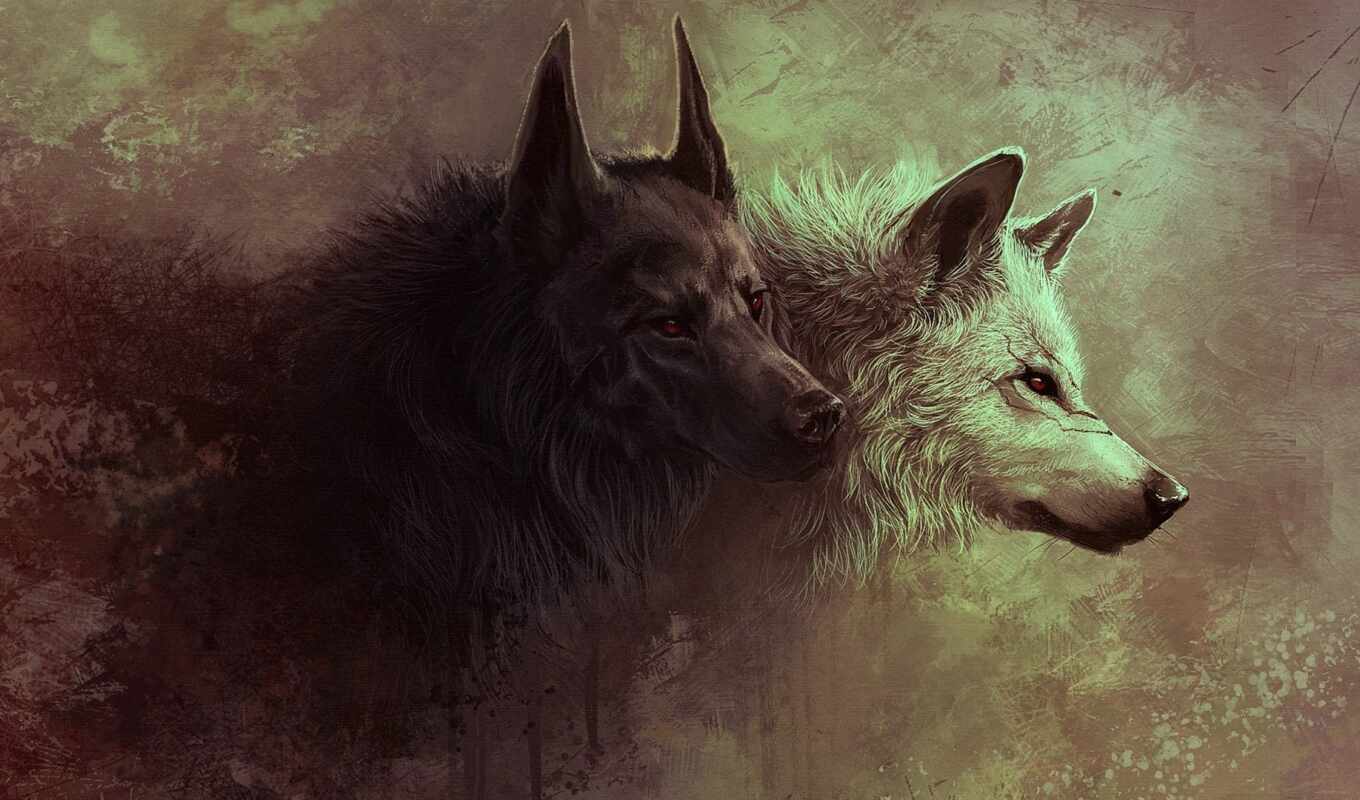 art, categories, wolf, wolves