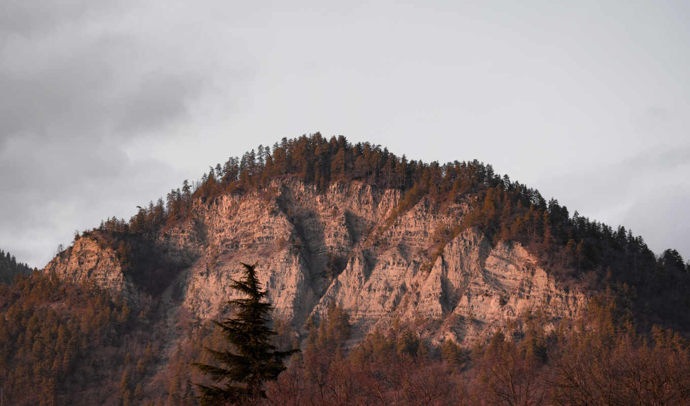 nature, mountain, landscape, country, georgia