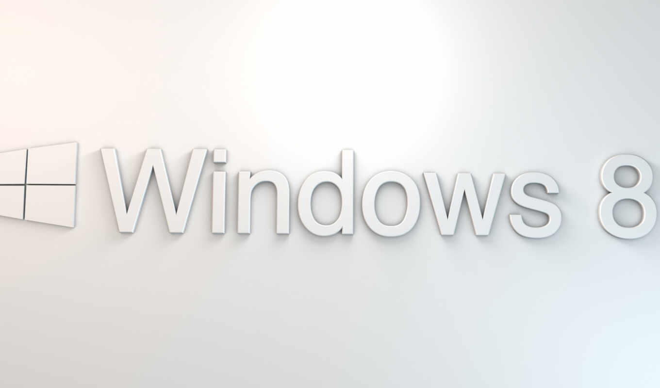 windows, белый, лого, восемь